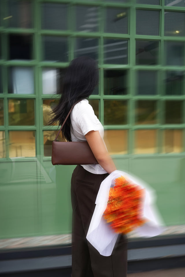 Ivana Baguette Bag Chocolate