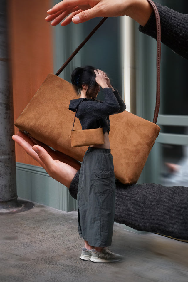 Ivana Baguette Bag Chocolate