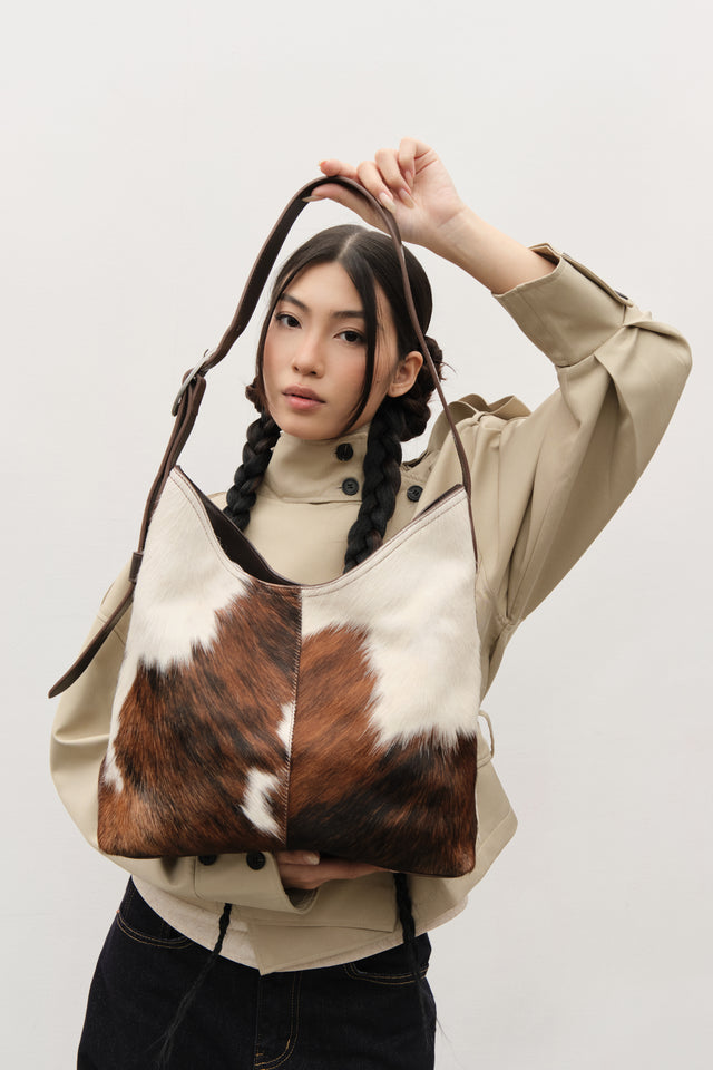 Azurias Hobo Cowhide Bag