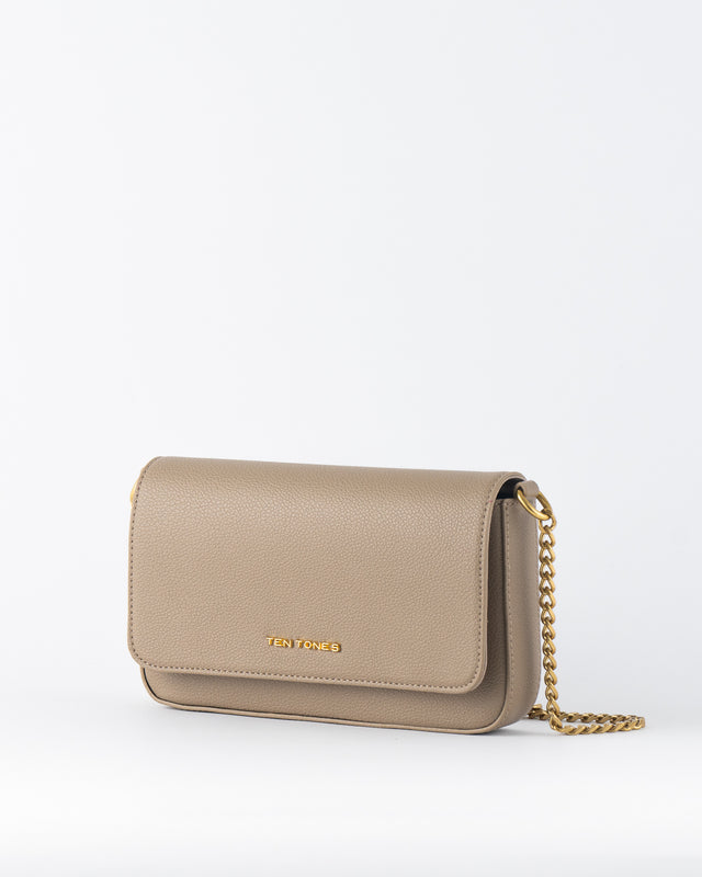 Beige Chain Bag