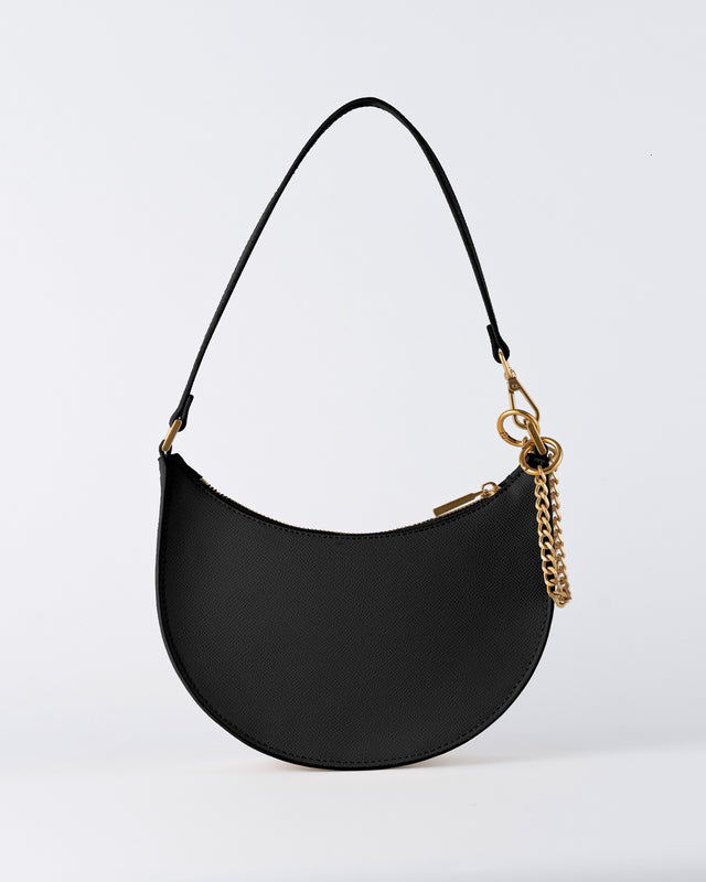 Black Half Moon Bag