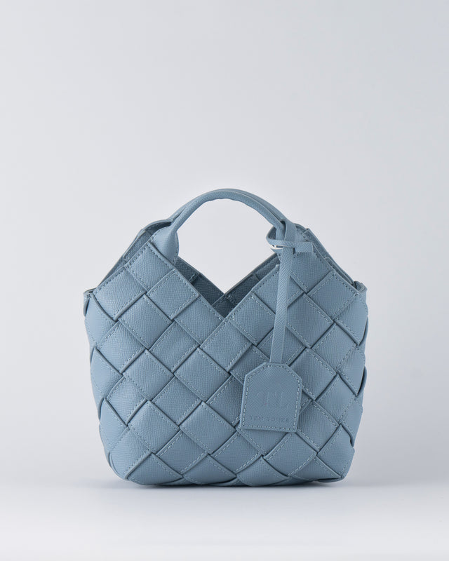 Woven Leather Tote Bag