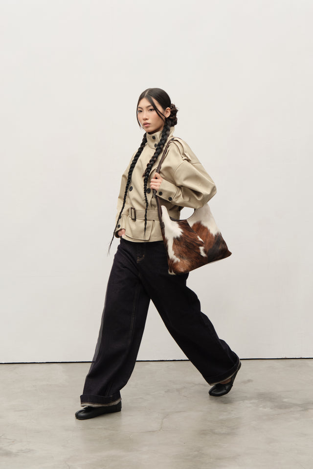 Azurias Hobo Cowhide Bag