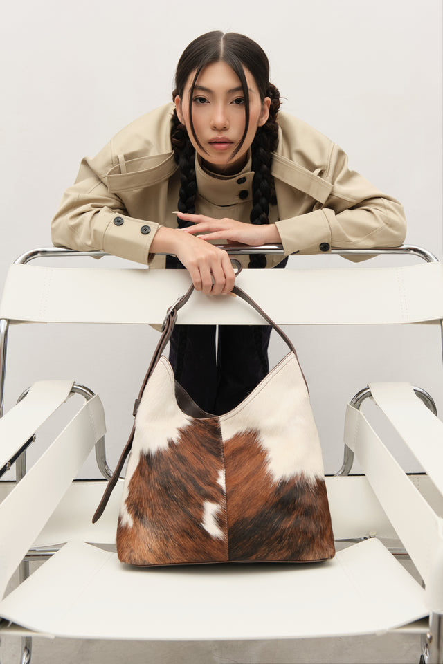 Azurias Hobo Cowhide Bag