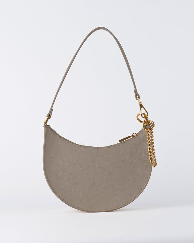 Half Moon Bag Beige 