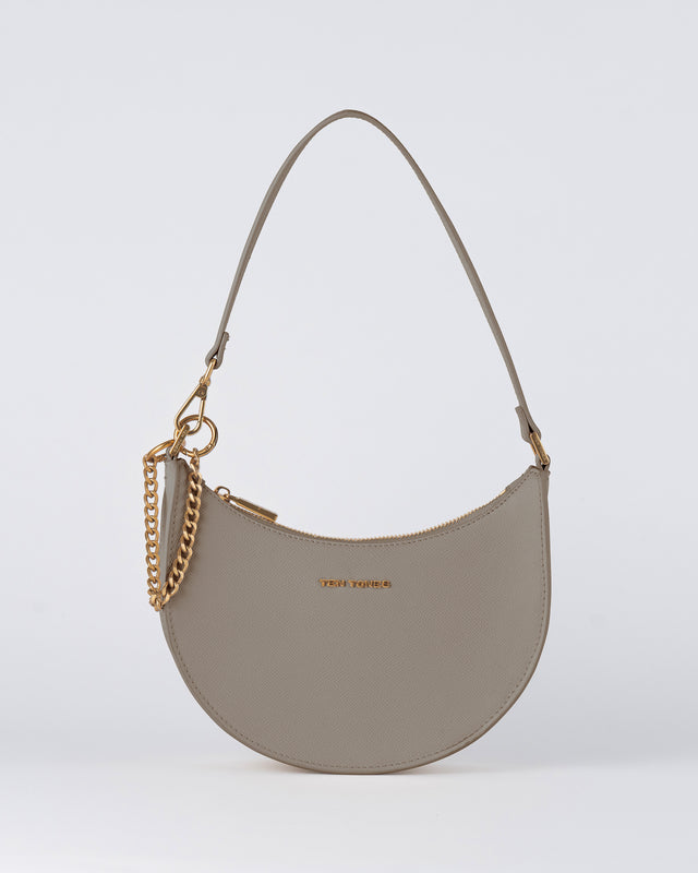 Half Moon Bag Beige 