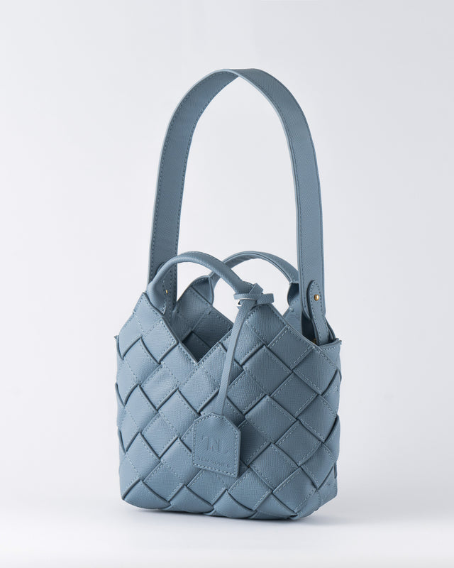 Woven Leather Tote Bag